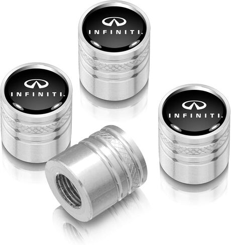 لشعار Infiniti الأسود على سبعات جذع على طراز الأسطوانة الفضية in Saudi Arabia