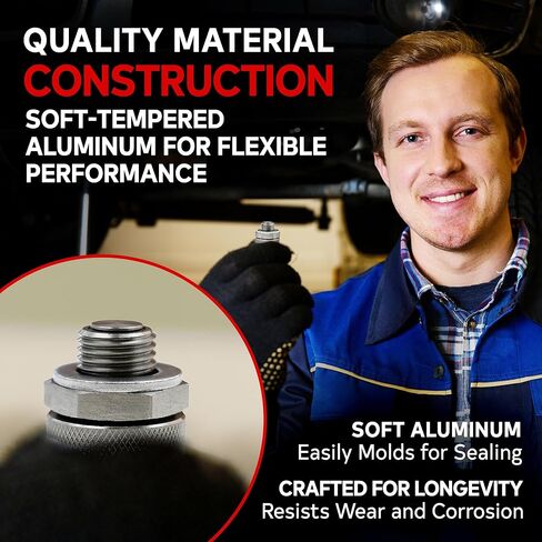 Votex - Oil Drain Plug Crush Washer fits Honda NVA110B Navi (2022-2024) - 20 Pack - Made in USA in Saudi Arabia