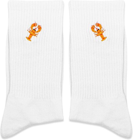 Cute Embroidered Socks, Funny Crazy Crew Socks, Animal Print Socks for Men and Women, Ideal Christmas Birthday Gifts. in Saudi Arabia