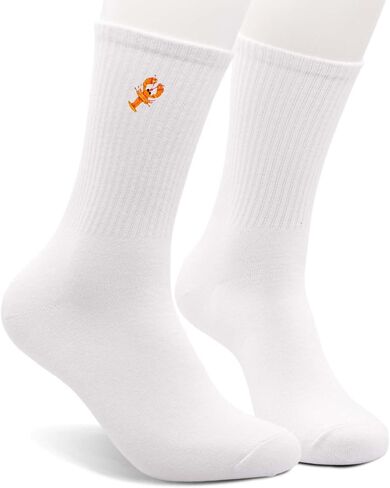 Cute Embroidered Socks, Funny Crazy Crew Socks, Animal Print Socks for Men and Women, Ideal Christmas Birthday Gifts. in Saudi Arabia