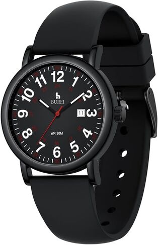 BUREI Nurse Wrist Watch for Nurse Medical Professionals Students Women Men, Waterproof 12/24 Hour Military Time Luminouse Easy Read Dial,Colorful Silicone Band in Kuwait