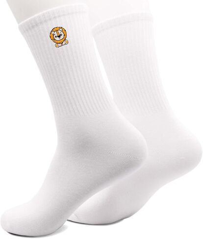 جوارب مطرزة لطيفة ، جوارب طاقم مجنونة مضحك ، جوارب طباعة الحيوانات للرجال والنساء ، هدايا عيد ميلاد عيد الميلاد المثالية. in Kuwait