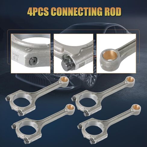 4PCS Engine Connecting Rod 11248623418 Fit for 2016-2020 X1 X2 X3 F30 F32 F55 F56 G01 B46 B48, aftermarket part Replace OE 11248623421 in Kuwait