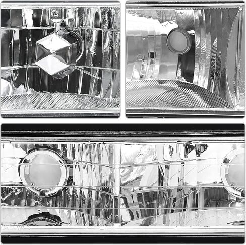 لعام 2007 2008 2009 2008 2010 2012 2013 2014 Sierra Headlight Assembly متوافق مع 07-13 GMC Sierra 1500/07-14 GMC Sierra 2500HD 3500HD Chrome Housing Headlamp استبدال L+R in Saudi Arabia