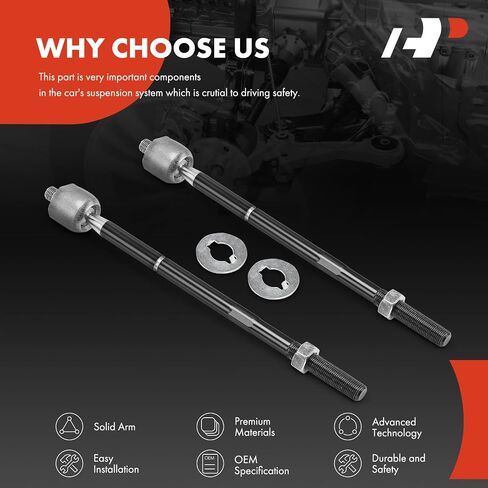 A-Premium 2 x Front Inner Tie Rod Ends, Compatible with Dodge Charger 2011-2020, Challenger 2011-2019 & Chrysler 300 2011-2014 in Saudi Arabia
