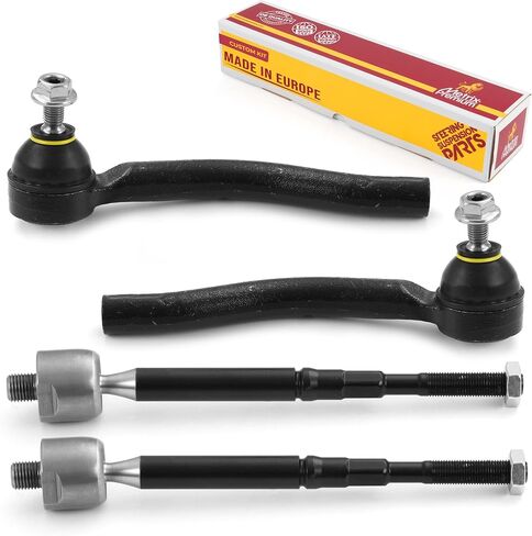 Metrix Premium Chassis Parts-4 PC Kit Inner & Outer Tie Rod Kit تناسب 20-22 Nissan V-Drive (المكسيك) ، 15-19 Micra ، 14-19 Note (المكسيك) ، 14-19 بالعكس ، EV800862 ، ES801200 ، ES801201 ، صنع في أوروبا in Saudi Arabia