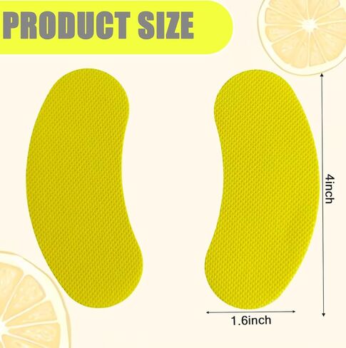 Outdoor Shoes Deodorant and Foot Deodorant Stickers, Lemon Scent Shoe Odor Removal Patches, Air Fresheners for The Shoes (60) in Kuwait