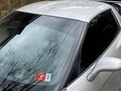 True Line Automotive Precut Car Sun Visor Window Tint Compatible with Porsche Cayenne SUV 2019-2024 - Customizable Visor - Sunshade for Car Windshield - Sun Visor for Car Windows - Tint Kit in Kuwait