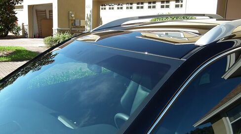 True Line Automotive Precut Car Sun Visor Window Tint Compatible with Porsche Cayenne SUV 2019-2024 - Customizable Visor - Sunshade for Car Windshield - Sun Visor for Car Windows - Tint Kit in Kuwait