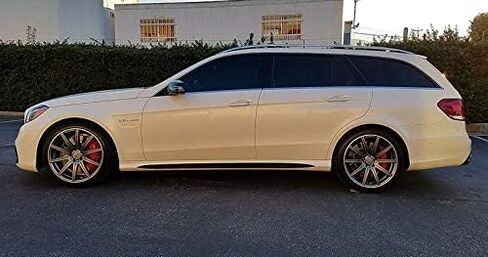 True Line Automotive Precut Car Sun Visor Window Tint Compatible with Porsche Cayenne SUV 2019-2024 - Customizable Visor - Sunshade for Car Windshield - Sun Visor for Car Windows - Tint Kit in Kuwait