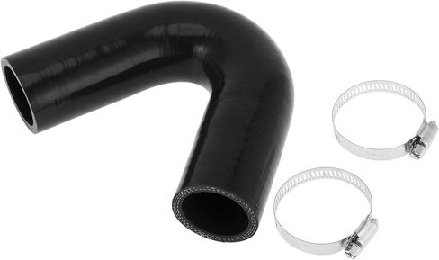 X AUTOHAUX 1 Set 38mm/1.5" ID 102mm/4.02" Length 135° Blue Car Silicone Hose with Clamps Coolant Hose Universal in Saudi Arabia