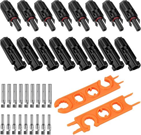 16 PCS 8AWG Solar Connectors with Spanners, 8 Pair Solar Panel Connectors Male/Female (8 Pairs 8AWG Solar Connectors) in Saudi Arabia