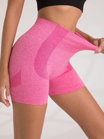 4 Piece Set Women's Fitness Shorts Waist Hip Lift Shorts Tight Fit Women Fitness Gym Yoga Sports Shorts in Saudi Arabia