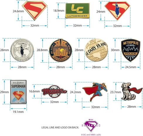 Superman Movie Blind Box Pin Set in Saudi Arabia