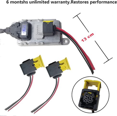 4 Pins 2pcs lot Car Waterproof Electrical Connector Plug Connect Harness Plug Socket Wiring Pigtail fits Nitrogen Oxide Sensor NOX Sensor Repair (for Grey Socket, Square 4pins Type) in Kuwait