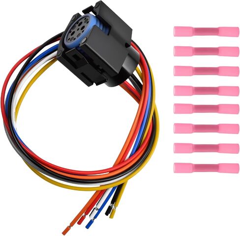 Transmission Wiring Harness Repair Kit Compatible with Dodge Jeep 4.0L 5.2L 12445BK/AFT 42RE 44RE 46RE 47RE 48RE 1994 and Up Replaces 12445BK 350-0062 46-47-48RE in Saudi Arabia