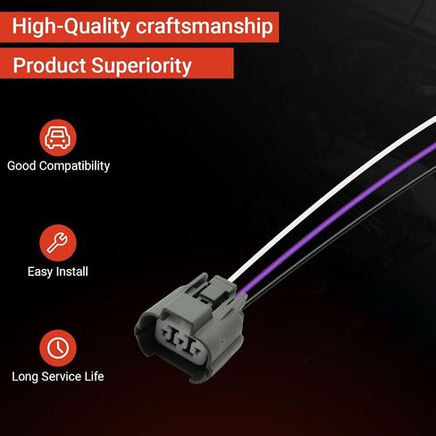 Speed Sensor Connector Pigtail Plug Wiring Harness 645-916 Compatible with Honda Civic Accord Prelude Acura Integra Replace DYIY1010 171548986801 78410SV4003 in Saudi Arabia