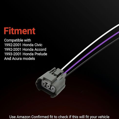 Speed Sensor Connector Pigtail Plug Wiring Harness 645-916 Compatible with Honda Civic Accord Prelude Acura Integra Replace DYIY1010 171548986801 78410SV4003 in Saudi Arabia