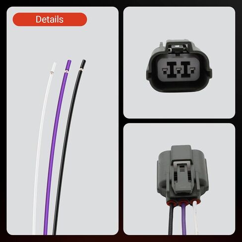 Speed Sensor Connector Pigtail Plug Wiring Harness 645-916 Compatible with Honda Civic Accord Prelude Acura Integra Replace DYIY1010 171548986801 78410SV4003 in Saudi Arabia
