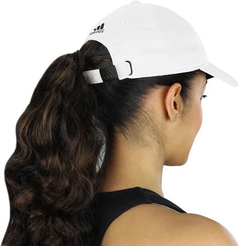adidas Women's Performance Front Hit Relaxed White Hat (One Size Fits Most, White) in Saudi Arabia