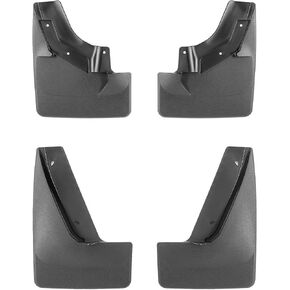 WeatherTech Custom No Drill Splash Guard MudFlaps for Cadillac Escalade, Escalade ESV - Front & Rear Set (110177-120177), Black in Saudi Arabia