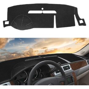 Dash Cover Mat Custom Fit for 2015-2020 Chevrolet Chevy Tahoe/Suburban/GMC Yukon Without HUD Dashboard Mats Dash Carpet Protector in Kuwait