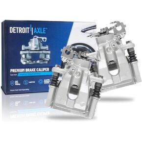 Detroit Axle-2pc الفرجار الخلفي الفرامل لـ Toyota 2009-2011 2014-2019 Corolla 2009-2014 Matrix Pontiac Vibe Discipers مع استبدال الأقواس in Saudi Arabia