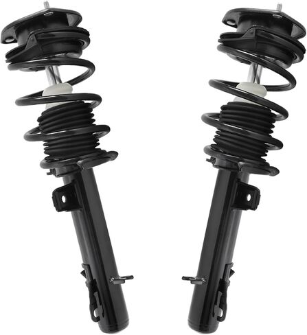 Detroit Axle - 6pc Struts Sway Sway Bars لعام 2007-2015 Mini Cooper ، 4 دعامات خلفية أمامية مع مجموعة الربيع لفائف 2 روابط نهاية الترجيع الأمامية 2008 2009 2010 2012 2013 2014 مجموعة التعليق البديلة in Saudi Arabia