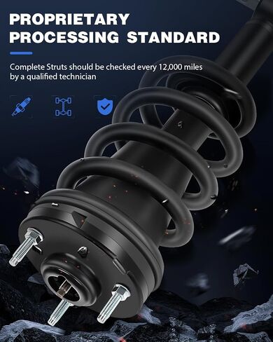 ECCPP 2pcs Front Pair Complete Strut abd shock Assembly Shock Absorber for 2007-2011 for Chevrolet Silverado 1500,2007-2011 for GMC Sierra 1500 in Saudi Arabia