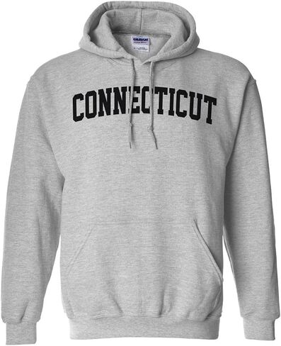 Teesandtankyou Connecticut لطيف الكلية هوديي قميص للجنسين in Kuwait