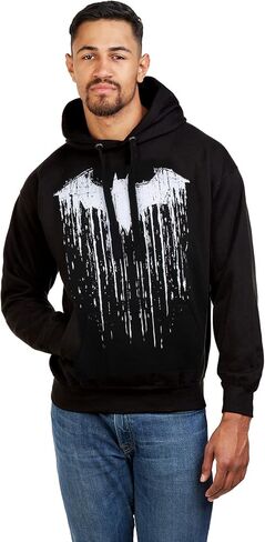 Popfunk Classic Batman Paint Men's Hoodie Sweatshirt in Kuwait