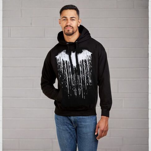 Popfunk Classic Batman Paint Men's Hoodie Sweatshirt in Kuwait