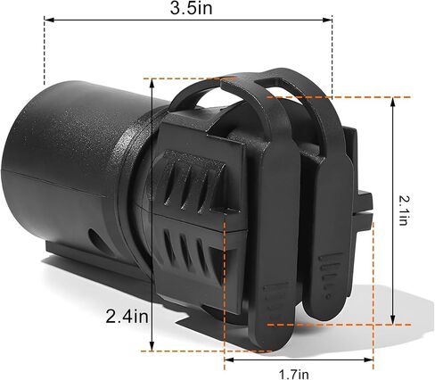 2-in-1 Heavy Duty Trailer Adapter 7 Pin to 4/5 Pin - Waterproof Shockproof Plug Converter for Trucks RV Boats in Saudi Arabia