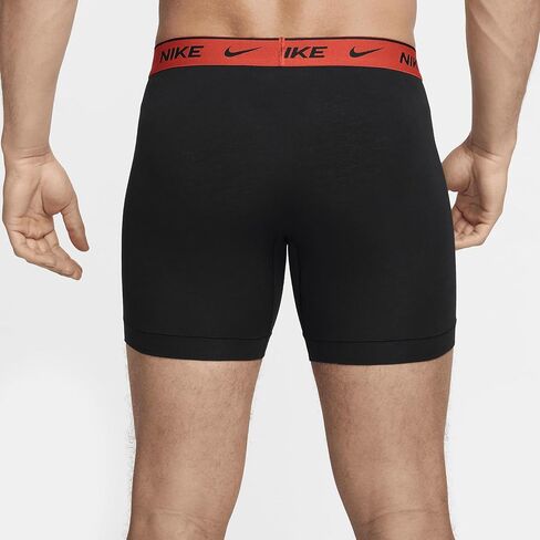 Nike Dri-FIT Essential Cotton Stretch Men's Boxer Briefs (3-Pack) (Black, KE1167-853) Size Large in Saudi Arabia