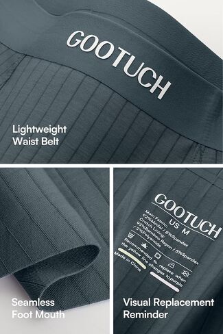 ملابس داخلية للتكنولوجيا الفضية الفضية في Gootouch ، والرطوبة المملوكة لمكافحة الرائحة الملاكمة ، حزمة 2 Seamless Seamless 2 in Kuwait