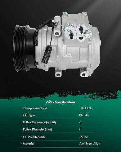 SCITOO AC Compressor with Clutch 2008 2009 2010 Compatible for Kia Rondo EX LX 2.4L in Saudi Arabia