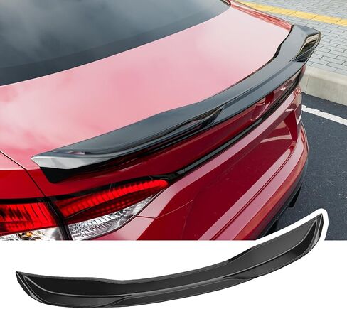 المفسد Xipoo متوافق مع 2025 Toyota Camry Trunk Lip Lip Spoilder Glossy Black ABS Trunk Presentor in Saudi Arabia