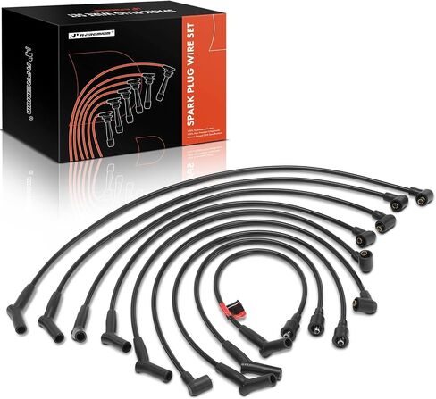 A-Premium 9pcs شرارة الأسلاك شرارة متوافقة مع Land Rover Discovery 1994-1995 3.9L in Saudi Arabia