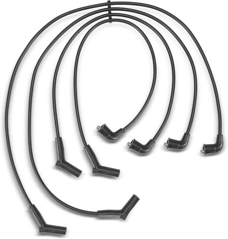 A-premium Ignition Sharp Slug Wirs مجموعة من 4 متوافقة مع Mazda RX-7 1986-1991 R2 1.3L in Saudi Arabia