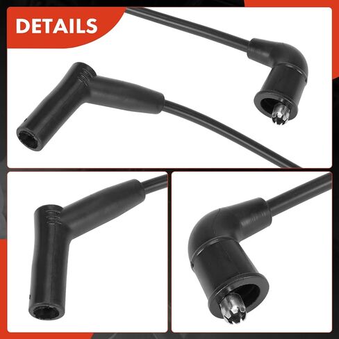 A-premium Ignition Sharp Slug Wirs مجموعة من 4 متوافقة مع Mazda RX-7 1986-1991 R2 1.3L in Saudi Arabia