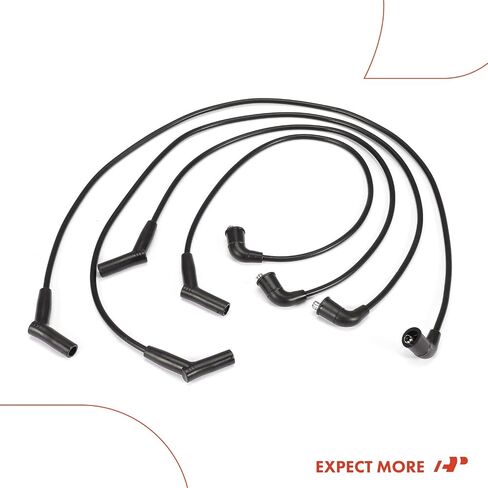 A-premium Ignition Sharp Slug Wirs مجموعة من 4 متوافقة مع Mazda RX-7 1986-1991 R2 1.3L in Saudi Arabia