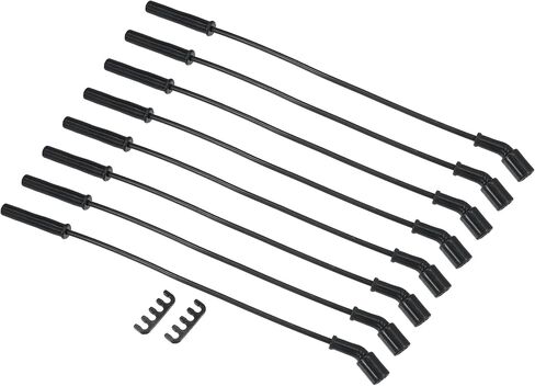 Acropix Car Spark Plug Coil Coil Coil Coil Coil Coil Cable 7mm ملائمة ل Dodge Dakota Durango لـ RAM 1500 V8 4.7L No.5149051AC - حزمة 8 in Saudi Arabia
