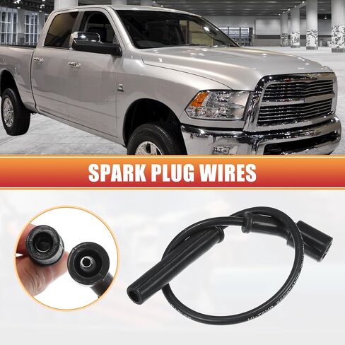 Acropix Car Spark Plug Coil Coil Coil Coil Coil Coil Cable 7mm ملائمة ل Dodge Dakota Durango لـ RAM 1500 V8 4.7L No.5149051AC - حزمة 8 in Saudi Arabia