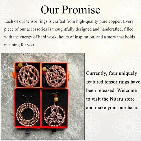 قلادة خاتم Lotus of Life - الترددات المقدسة والمفقودة ، قلادة مطلية بالنحاس والذهب مع حبات Red Led in Kuwait