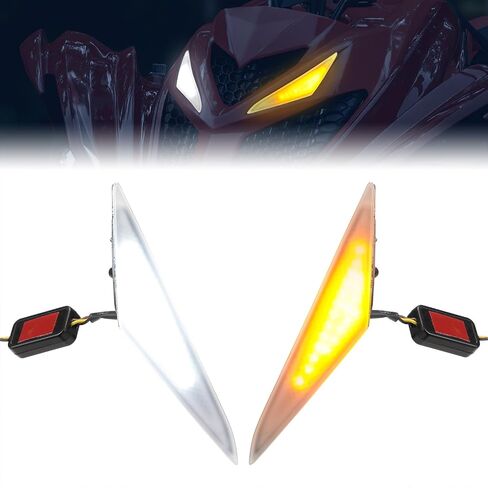 Kemimoto Turn Singal Fang Light Light Light متوافق مع 2013-2024 Raptor 700/Raptor 700R مصابيح الإضفاء in Saudi Arabia
