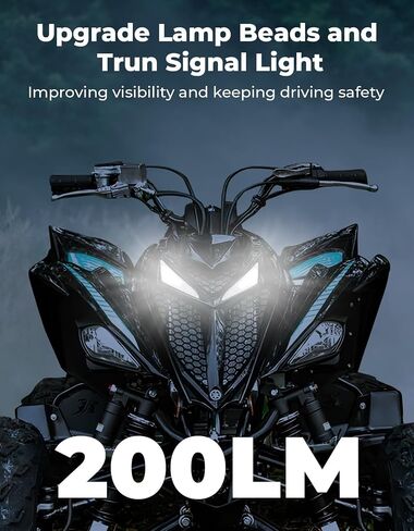 Kemimoto Turn Singal Fang Light Light Light متوافق مع 2013-2024 Raptor 700/Raptor 700R مصابيح الإضفاء in Saudi Arabia