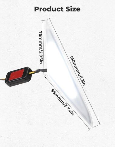 Kemimoto Turn Singal Fang Light Light Light متوافق مع 2013-2024 Raptor 700/Raptor 700R مصابيح الإضفاء in Saudi Arabia