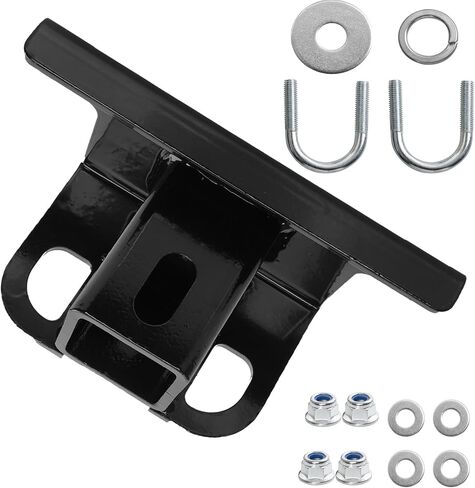 2 "استقبال Hitch Receiver الخلفي 101280 ، متوافق مع 2007-2023 Yamaha Grizzly Kodiak 550 700 ، محول السحب الصلب الثقيل لل ATV/UTV ، إنهاء مسحوق أسود متين in Saudi Arabia