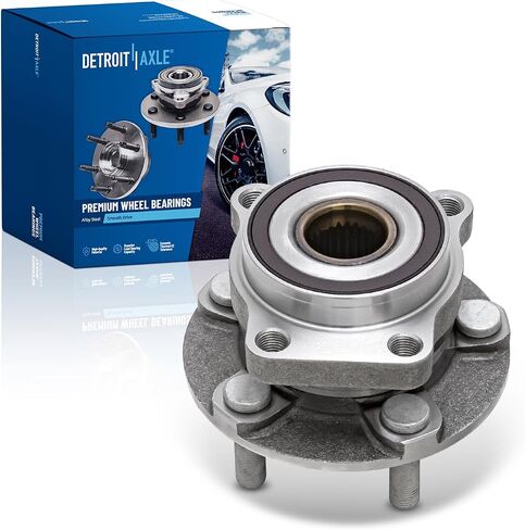 Detroit Axle - Front Wheel Bearing Hub for Subaru Forester Crosstrek Impreza XV Crosstrek, Wheel Bearing Hub Assembly Replacement in Saudi Arabia