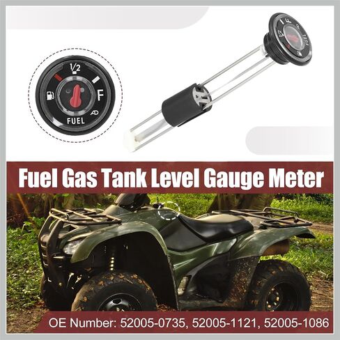 ATV Fuel Gas Tank Level Gauge Meter with Cap for Kawasaki Bayou 220 250 for Kawasaki Prairie 300 400 KVF 52005-0735 52005-1121 Gas Tank Gauge Fuel Float Gauge Replacement Car Parts in Saudi Arabia